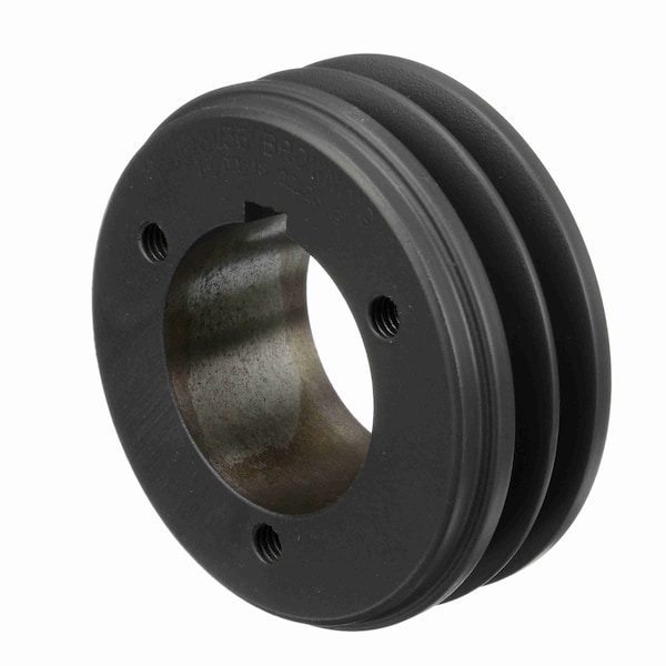 2 Groove Cast Iron Bushed Bore Multiple Sheave, 2P3V36